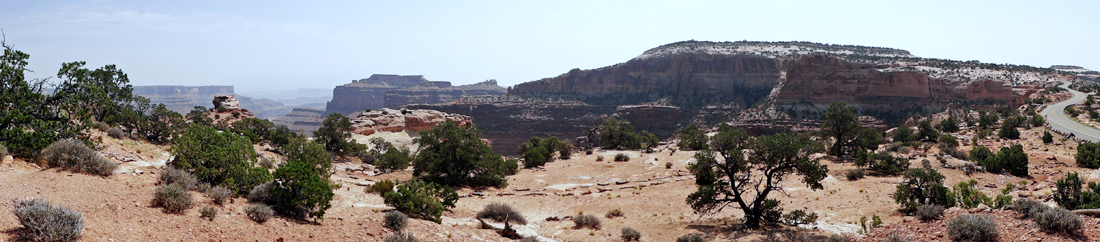 view from The Neck Overlook at Canyonlands National Park